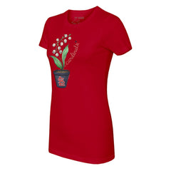 St. Louis Cardinals Tiny Turnip Women's Lilies & Ladybugs T-Shirt - Red