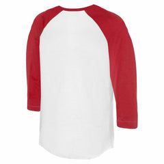 Philadelphia Phillies Tiny Turnip Unisex Tattoo Rose 3/4-Sleeve Raglan T-Shirt - White/Red