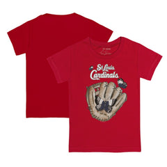 St. Louis Cardinals Tiny Turnip Youth Butterfly Glove T-Shirt - Red