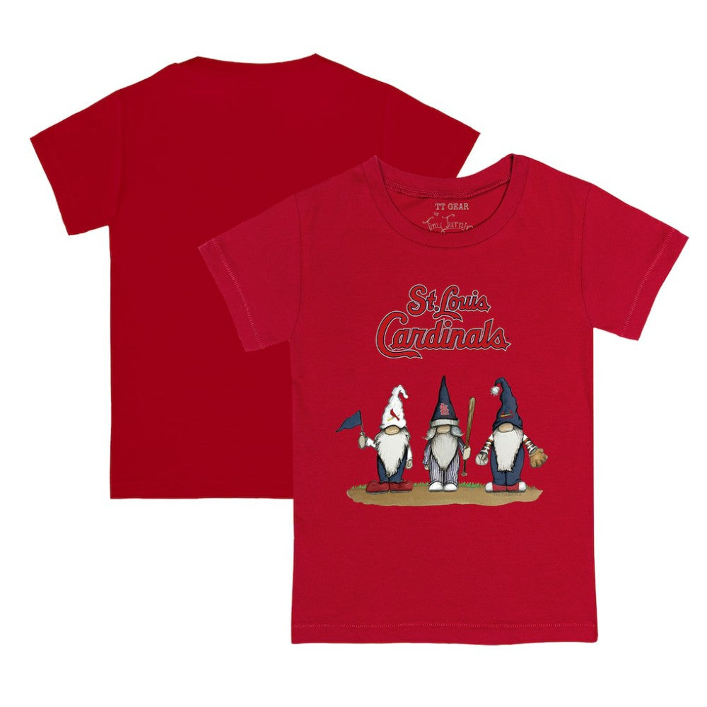 St. Louis Cardinals Tiny Turnip Youth Gnomes T-Shirt - Red