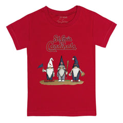St. Louis Cardinals Tiny Turnip Youth Gnomes T-Shirt - Red