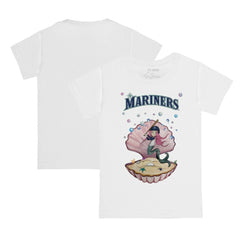 Seattle Mariners Tiny Turnip Youth Mermaid T-Shirt - White
