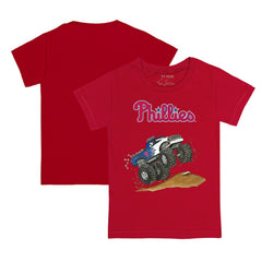 Philadelphia Phillies Tiny Turnip Youth Monster Truck T-Shirt - Red