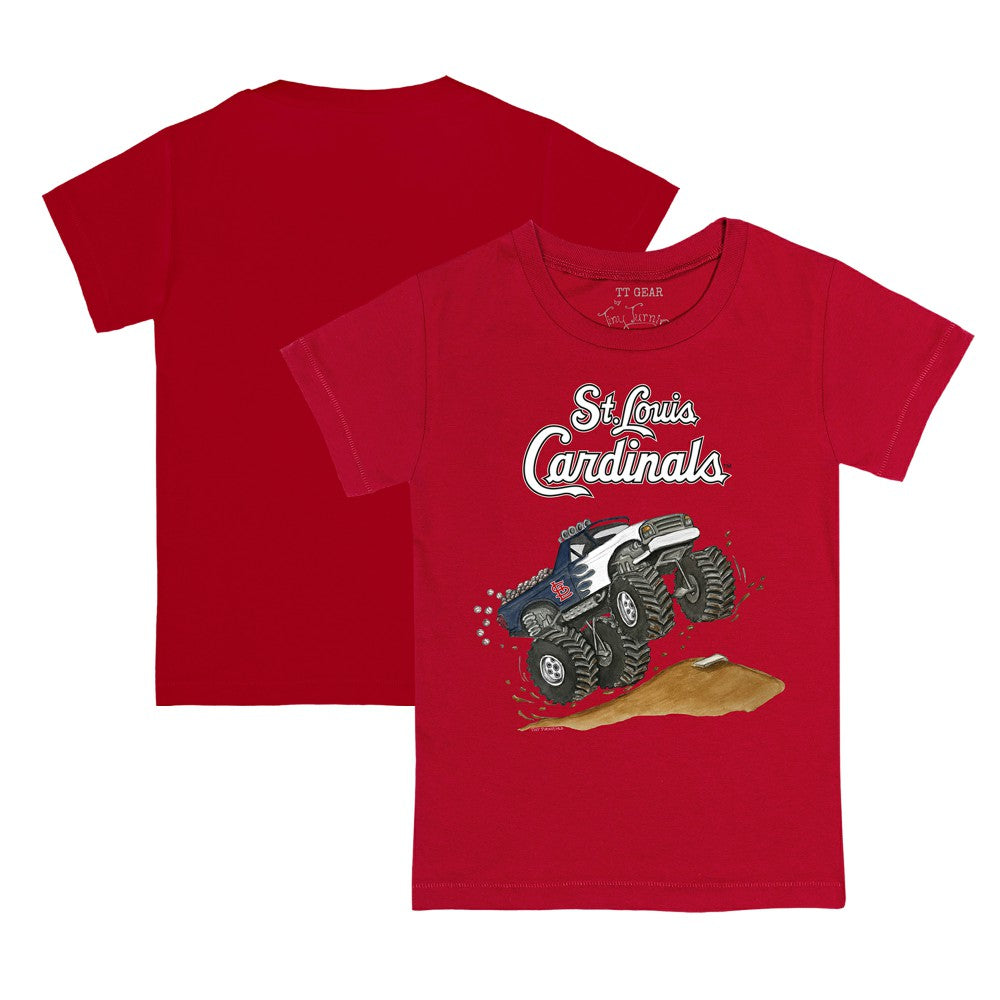 St. Louis Cardinals Tiny Turnip Youth Monster Truck T-Shirt - Red