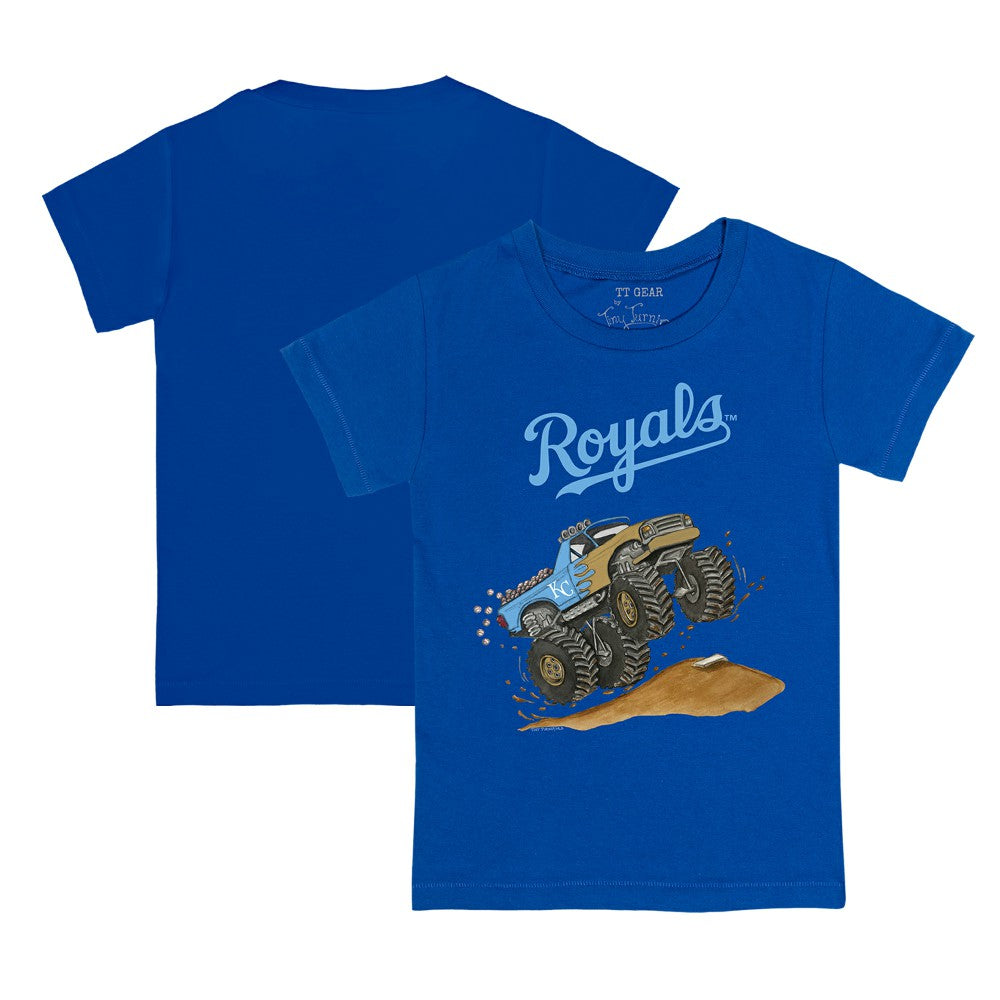 Kansas City Royals Tiny Turnip Youth Monster Truck T-Shirt - Royal
