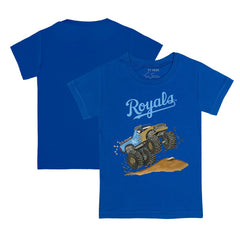 Kansas City Royals Tiny Turnip Youth Monster Truck T-Shirt - Royal