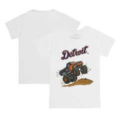 Detroit Tigers Tiny Turnip Youth Monster Truck T-Shirt - White
