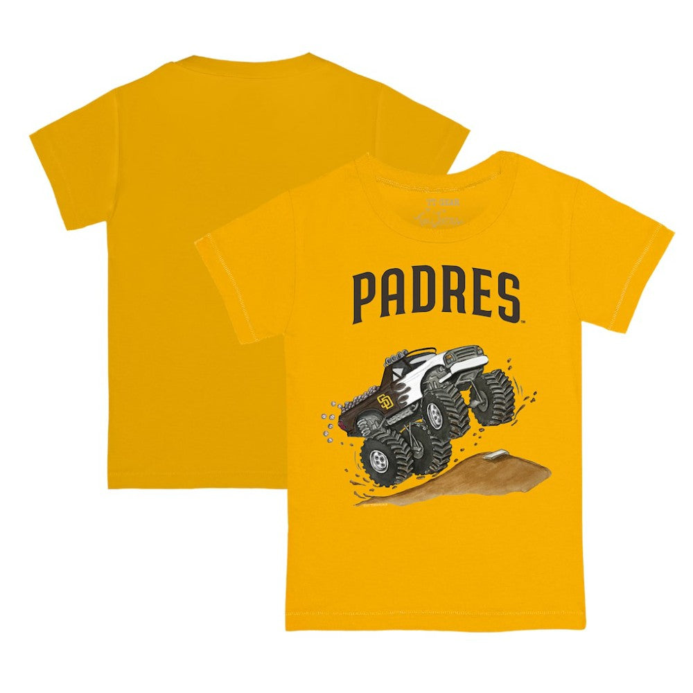 San Diego Padres Tiny Turnip Youth Monster Truck T-Shirt - Gold
