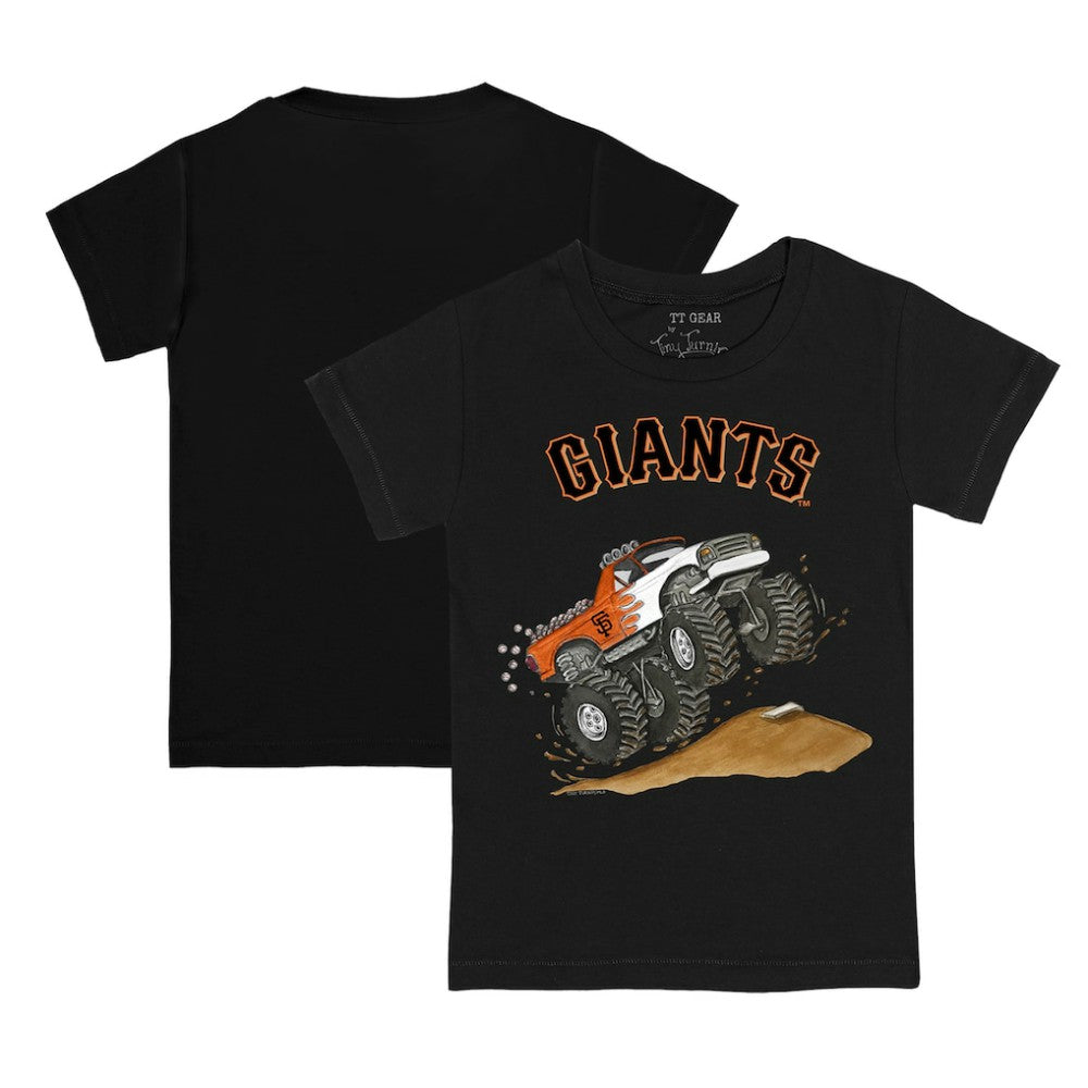 San Francisco Giants Tiny Turnip Youth Monster Truck T-Shirt - Black
