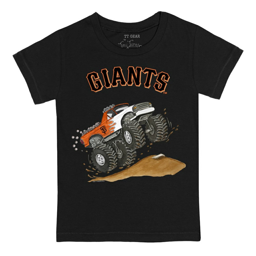 San Francisco Giants Tiny Turnip Youth Monster Truck T-Shirt - Black