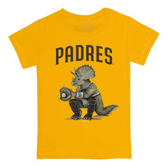 San Diego Padres Tiny Turnip Youth Triceratops T-Shirt - Gold