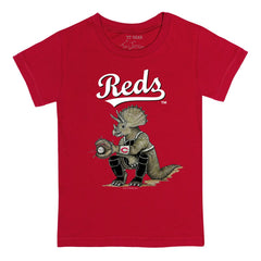 Cincinnati Reds Tiny Turnip Youth Triceratops T-Shirt - Red