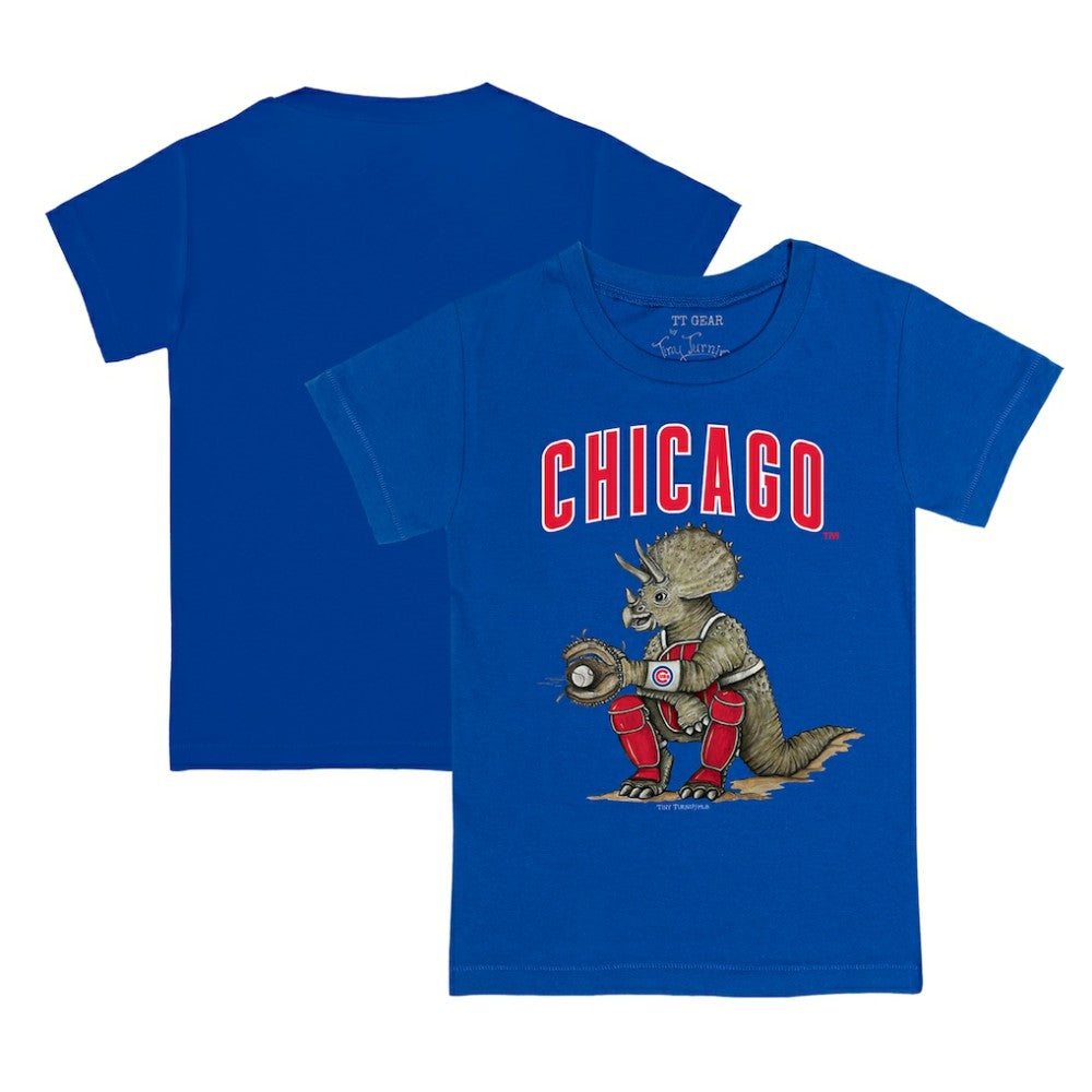 Chicago Cubs Tiny Turnip Youth Triceratops T-Shirt - Royal