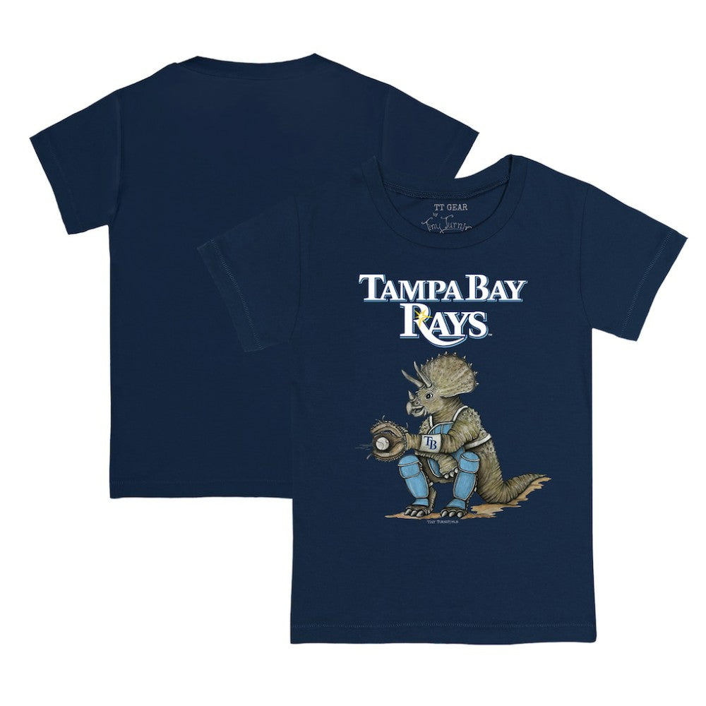 Tampa Bay Rays Tiny Turnip Youth Triceratops T-Shirt - Navy