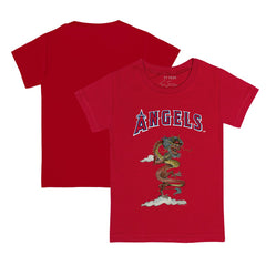 Los Angeles Angels Tiny Turnip Youth 2024 Year of the Dragon T-Shirt - Red