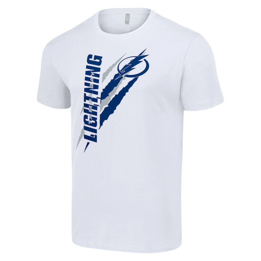 Tampa Bay Lightning Starter Color Scratch T-Shirt White