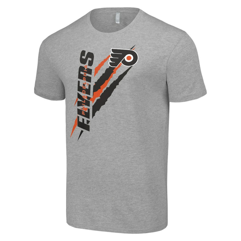 Philadelphia Flyers Starter Color Scratch T-Shirt Heather Gray