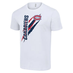 Montreal Canadiens Starter Color Scratch T-Shirt White