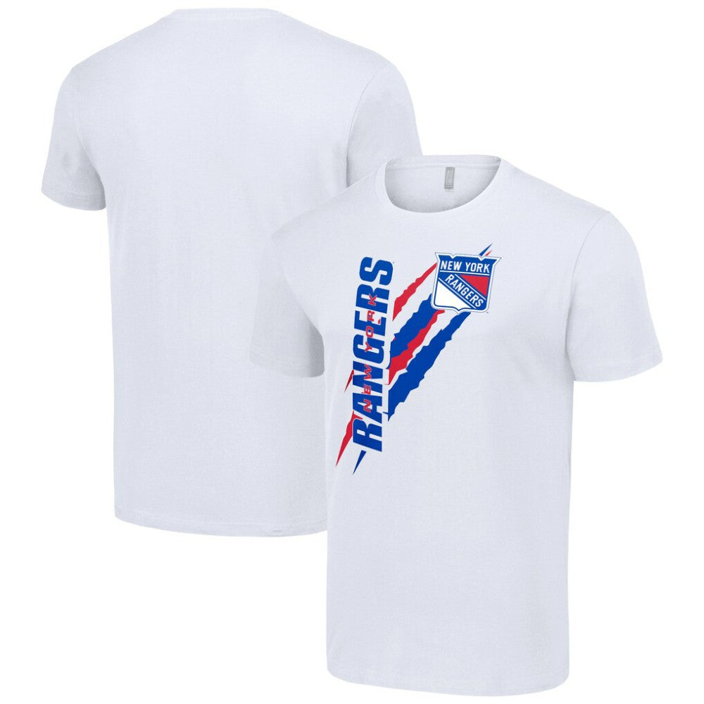 New York Rangers Starter Color Scratch T-Shirt White