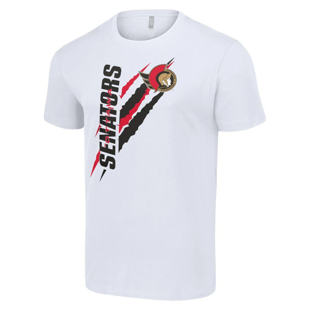 Ottawa Senators Starter Color Scratch T-Shirt White