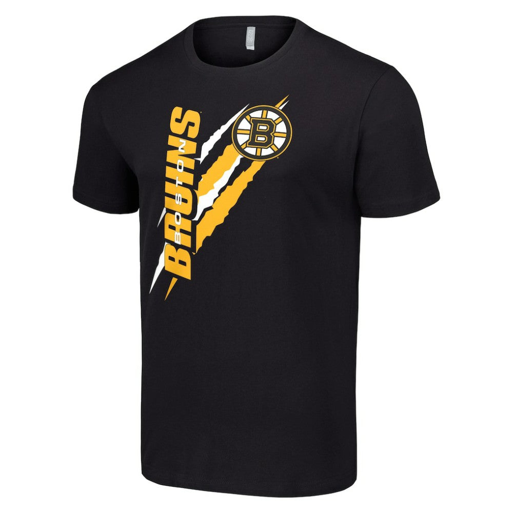 Boston Bruins Starter Color Scratch T-Shirt Black