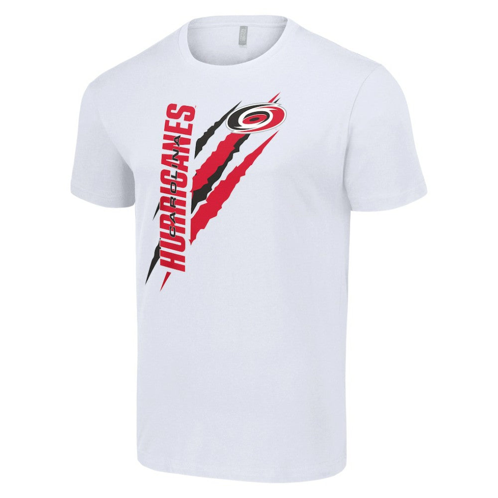 Carolina Hurricanes Starter Color Scratch T-Shirt White