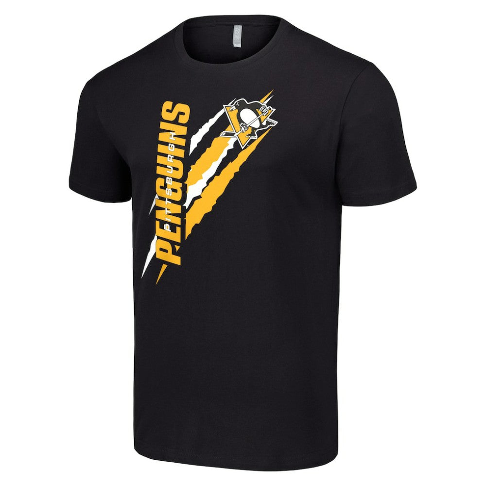 Pittsburgh Penguins Starter Color Scratch T-Shirt Black