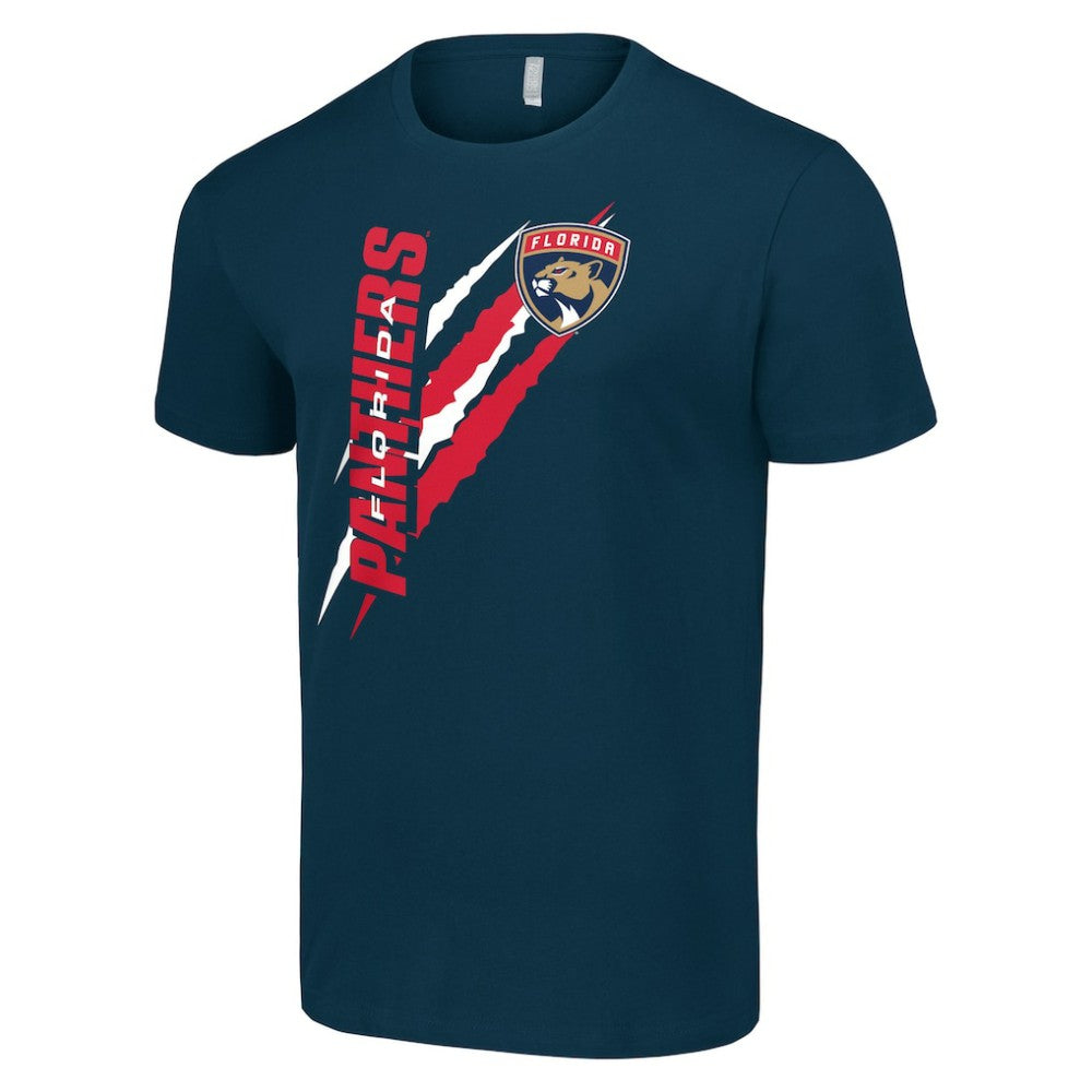 Florida Panthers Starter Color Scratch T-Shirt Navy