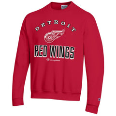 Detroit Red Wings Champion Eco Powerblend Crewneck Sweatshirt Red