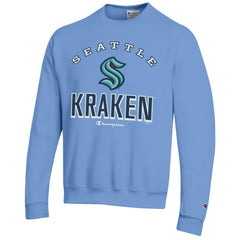 Seattle Kraken Champion Eco Powerblend Crewneck Sweatshirt Light Blue