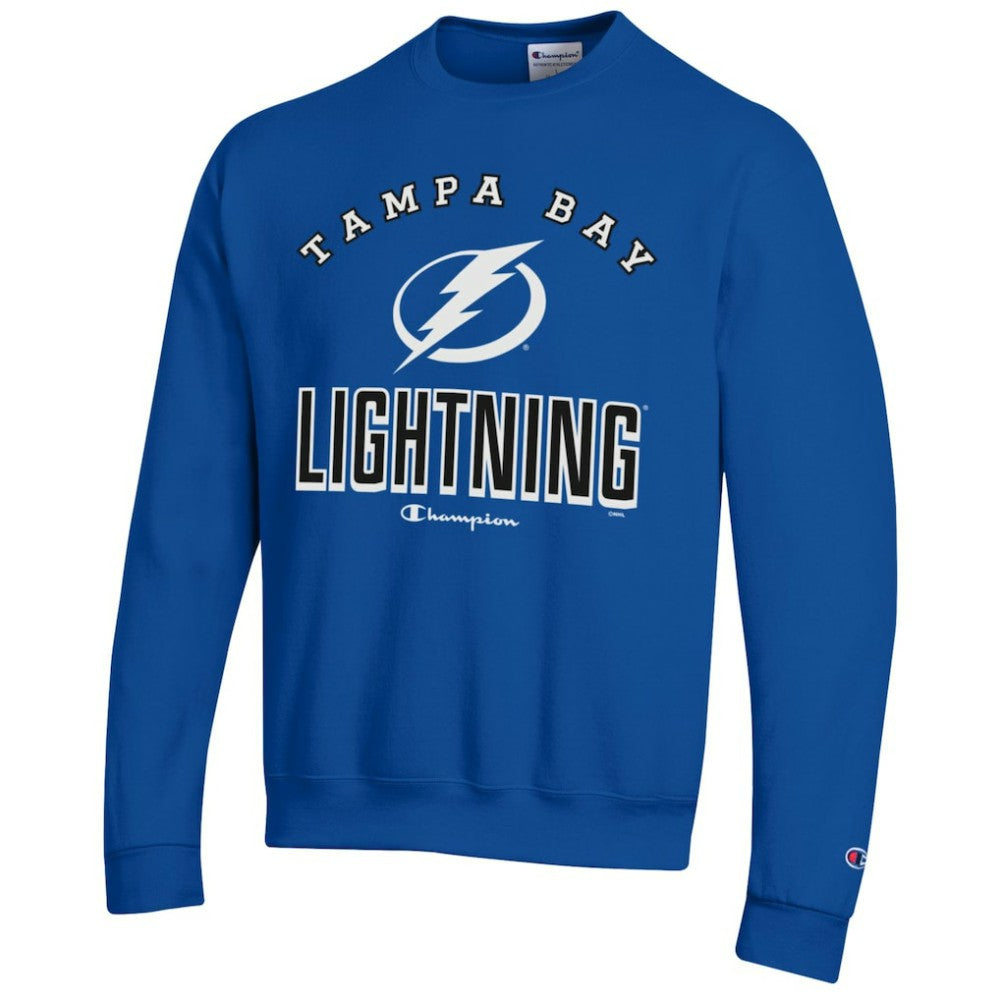 Tampa Bay Lightning Champion Eco Powerblend Crewneck Sweatshirt Royal