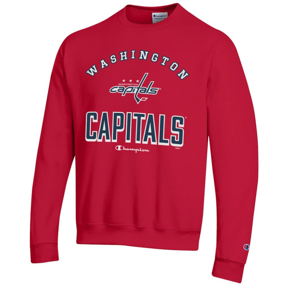 Washington Capitals Champion Eco Powerblend Crewneck Sweatshirt Red
