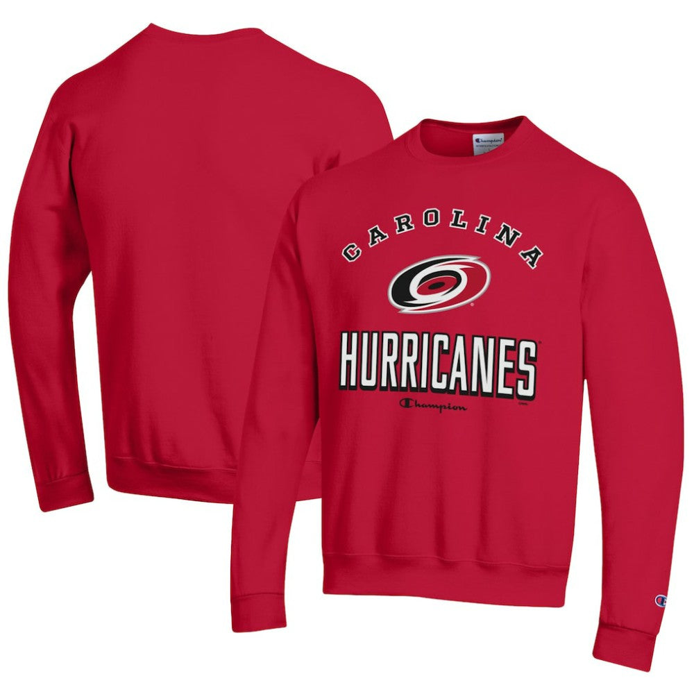 Carolina Hurricanes Champion Eco Powerblend Crewneck Sweatshirt Red