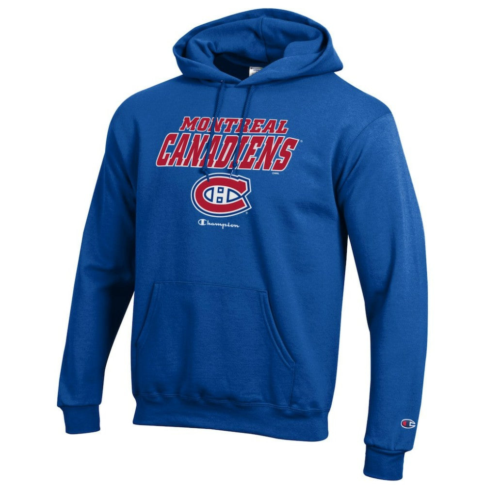 Montreal Canadiens Champion Eco Powerblend Pullover Hoodie Royal