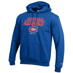 Montreal Canadiens Champion Eco Powerblend Pullover Hoodie Royal
