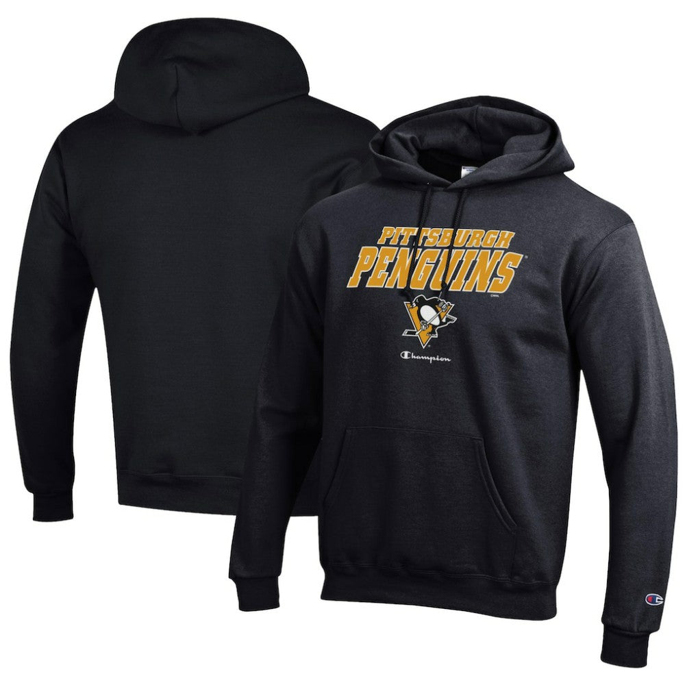 Pittsburgh Penguins Champion Eco Powerblend Pullover Hoodie Black