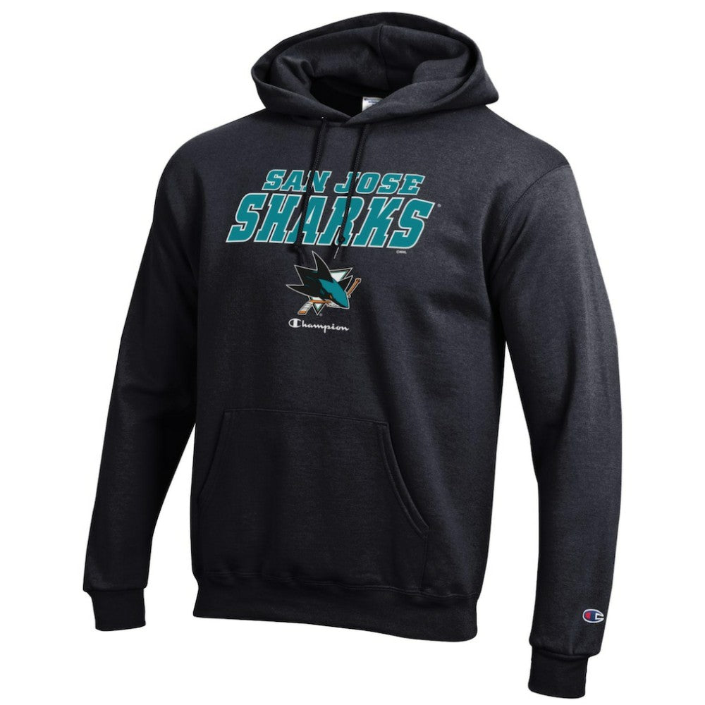 San Jose Sharks Champion Eco Powerblend Pullover Hoodie Black