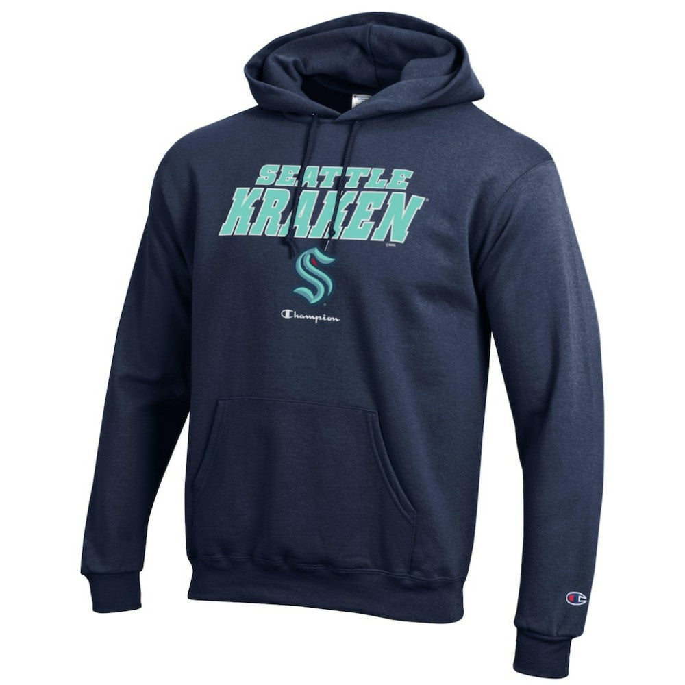 Seattle Kraken Champion Eco Powerblend Pullover Hoodie Deep Sea Blue