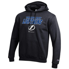 Tampa Bay Lightning Champion Eco Powerblend Pullover Hoodie Black