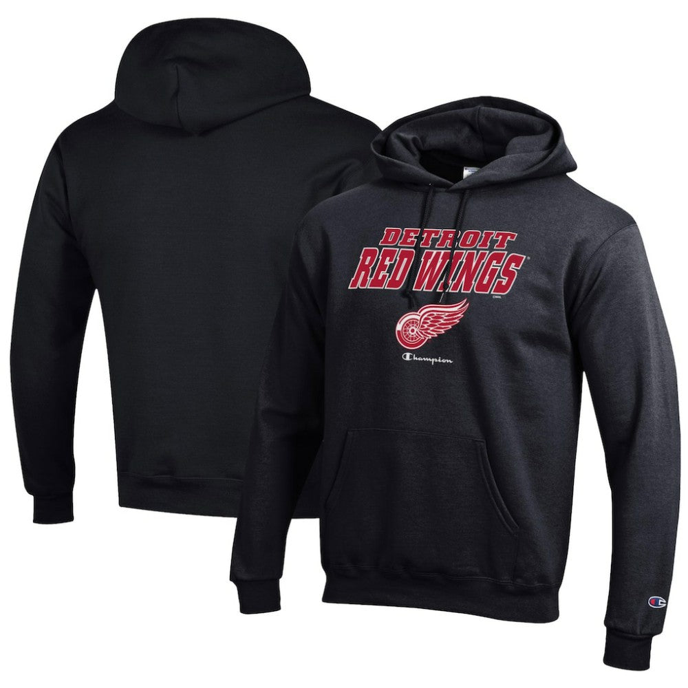 Detroit Red Wings Champion Eco Powerblend Pullover Hoodie Black