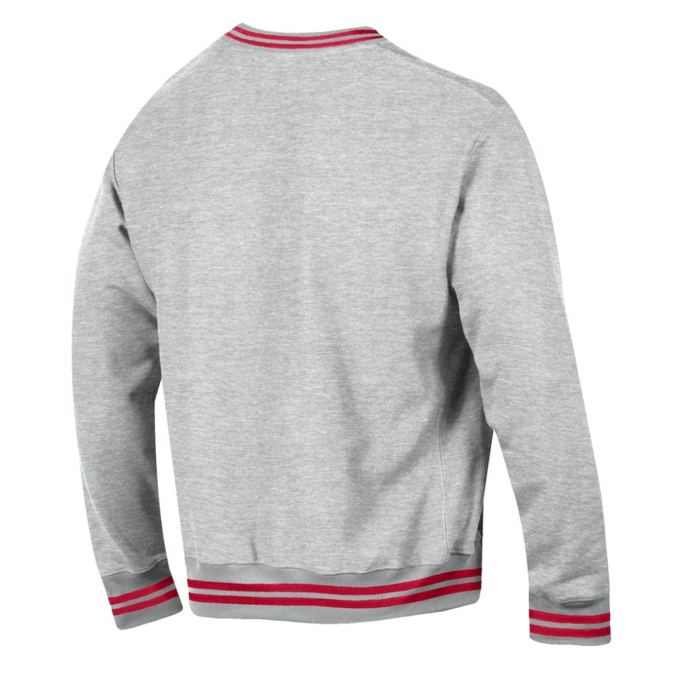 New York Rangers Champion Reverse Weave Yarn Dye Pullover Sweatshirt Heather Gray