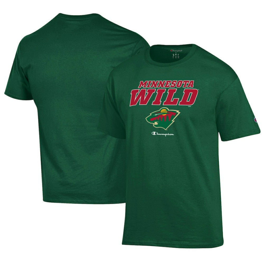Minnesota Wild Champion Jersey T-Shirt Hunter Green
