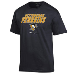 Pittsburgh Penguins Champion Jersey T-Shirt Black