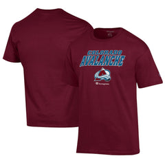 Colorado Avalanche Champion Jersey T-Shirt Burgundy