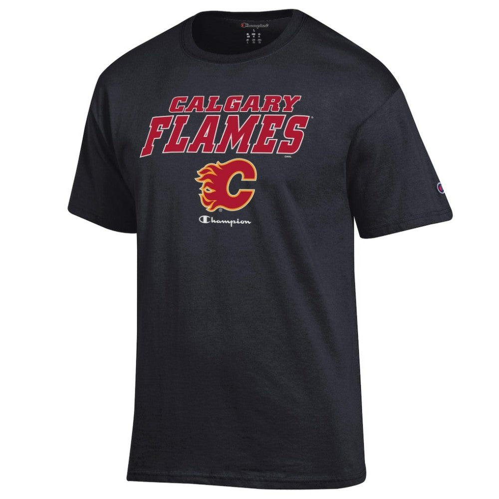 Calgary Flames Champion Jersey T-Shirt Black