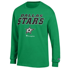 Dallas Stars Champion Long-Sleeve Jersey T-Shirt Kelly Green