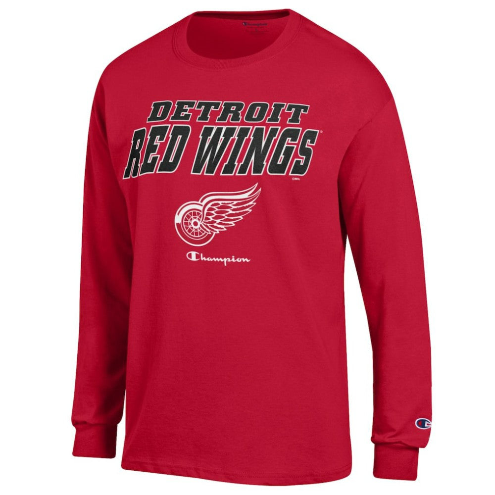 Detroit Red Wings Champion Long-Sleeve Jersey T-Shirt Red