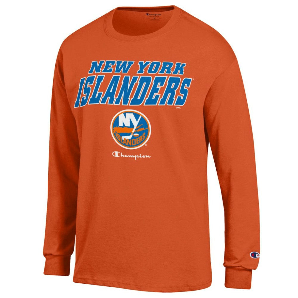 New York Islanders Champion Long-Sleeve Jersey T-Shirt Orange
