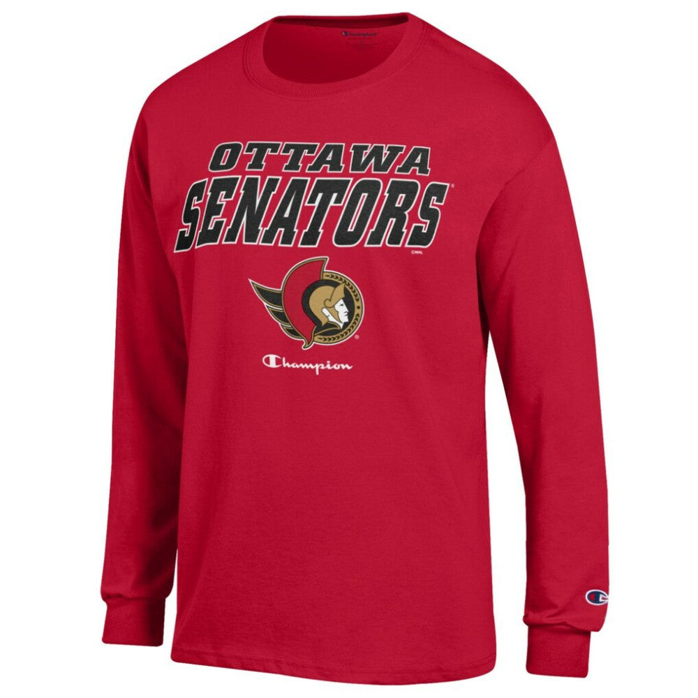 Ottawa Senators Champion Long-Sleeve Jersey T-Shirt Red