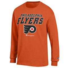 Philadelphia Flyers Champion Long-Sleeve Jersey T-Shirt Orange